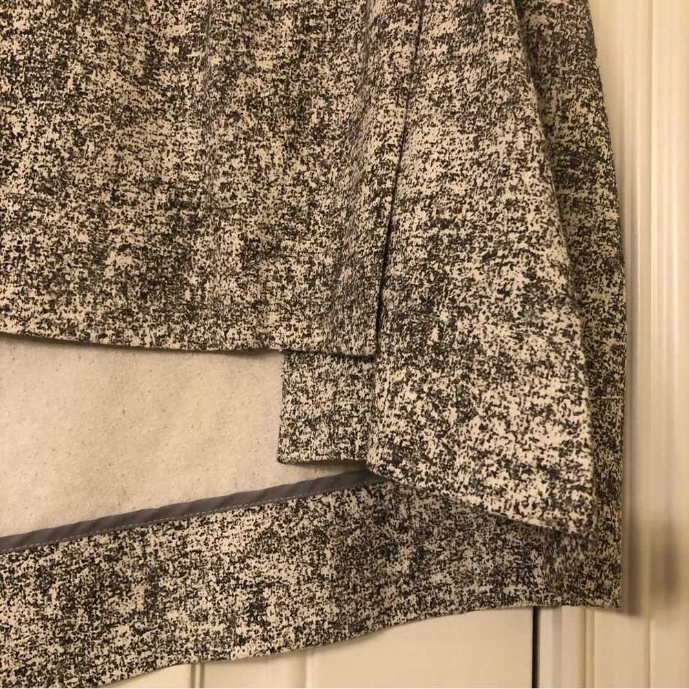 Vivien Westwood Anglomania gray & ivory silk asymmetric skirt- Size L - Picture 5 of 8